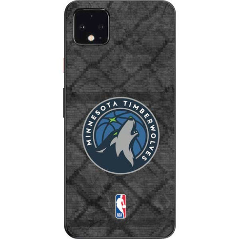 NBA Minnesota Timberwolves Dark Rust Google Pixel 4 XL Skin